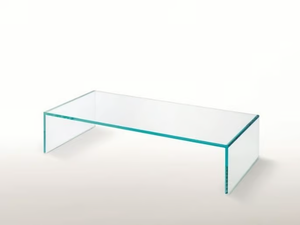 GHIACCIOLO PONTE - Low rectangular crystal coffee table _ Glas Italia